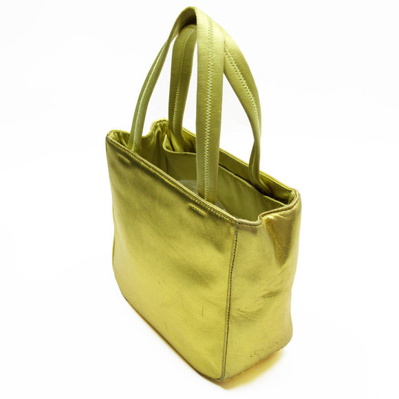 Prada Satin Handbag Leather - Picture 1 of 5